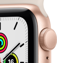 Apple Watch SE 40мм золотые, ремешок «сияющая звезда»